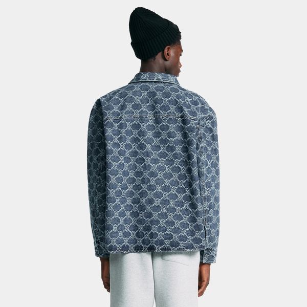 Daily Paper Rahul Shield Overshirt Blauw