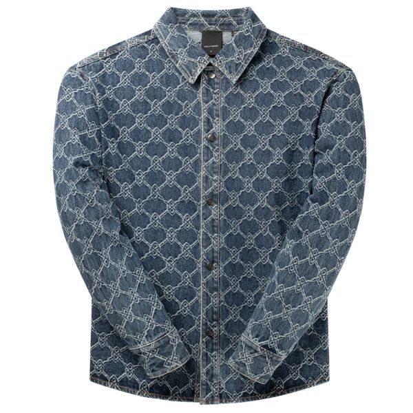 Daily Paper Rahul Shield Overshirt Blauw