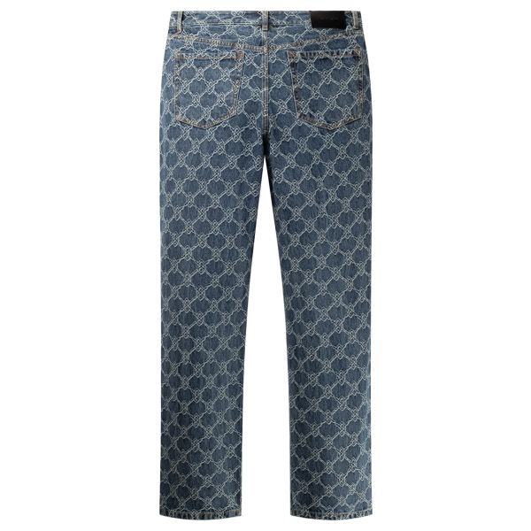 Daily Paper Rahul Shield Straight Jeans Blauw