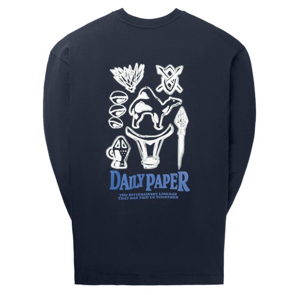 Daily Paper Rami Longsleeve T-shirt Navy