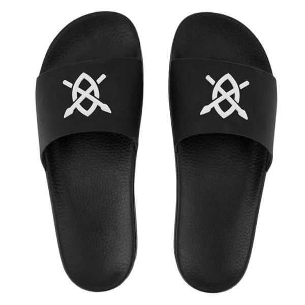 Daily Paper Reslider Slippers Zwart