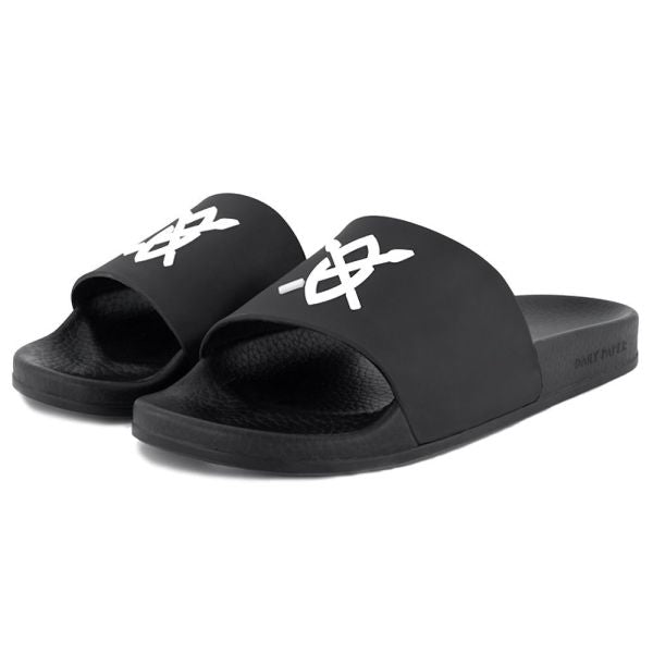 Daily Paper Reslider Slippers Zwart