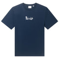 Daily Paper Scratch Logo T-shirt Donker Blauw