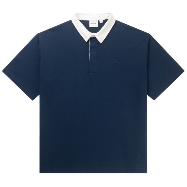 Daily Paper Shield Polo Blauw