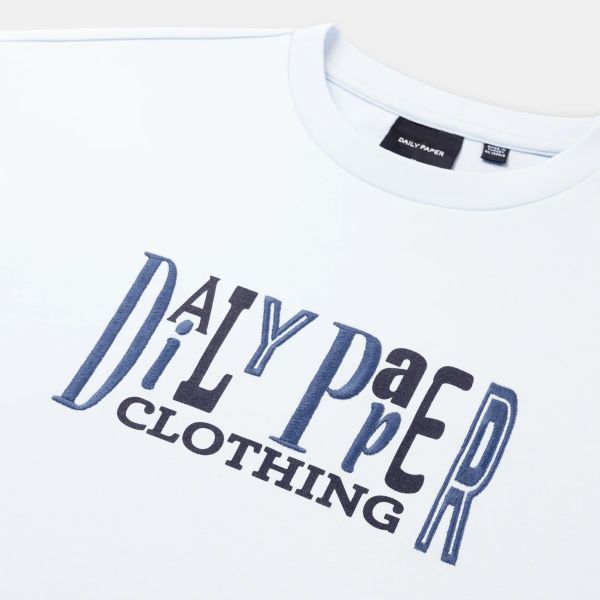 Daily Paper United Type Boxy T-shirt Licht Blauw