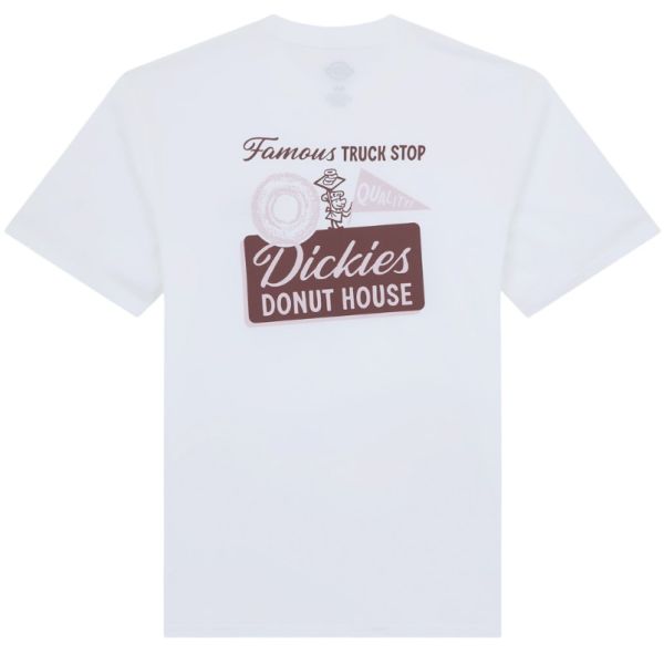 Dickies Donut House T-shirt Wit