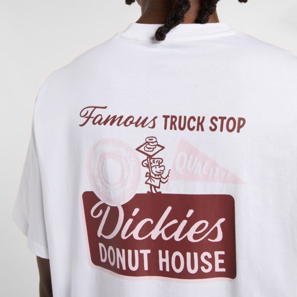 Dickies Donut House T-shirt Wit