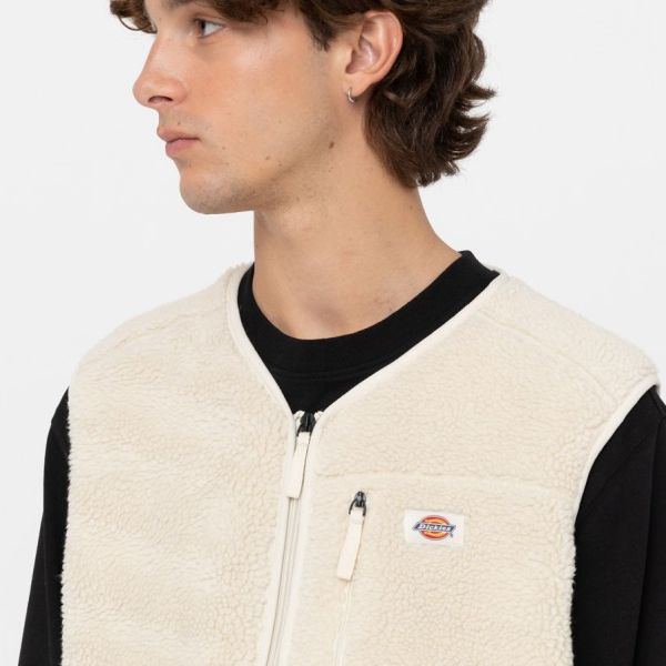 Dickies Mount Hope Vest Off White