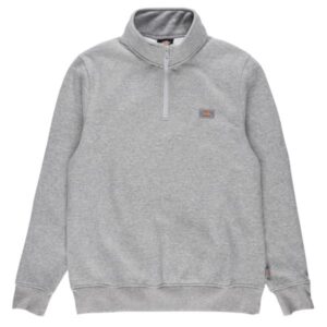 Dickies Oakport Quarter Zip Sweater Grijs