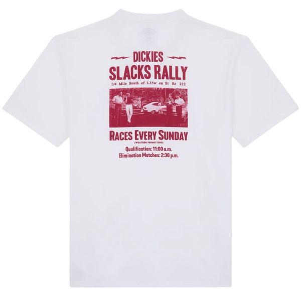 Dickies Slacks Rally T-shirt Wit