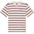 Dickies York Stripe T-shirt Off White/Rood