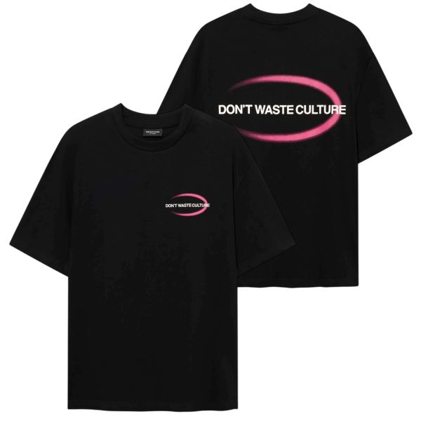 Don’t Waste Culture Lira T-shirt Zwart