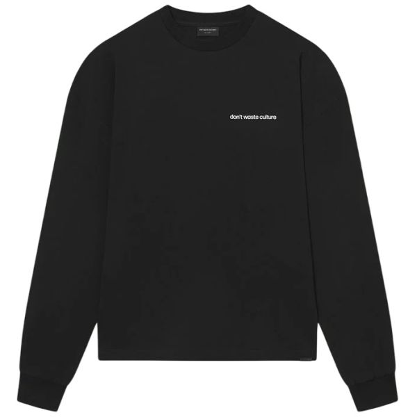 Don't Waste Culture Anderson Longsleeve T-shirt Zwart