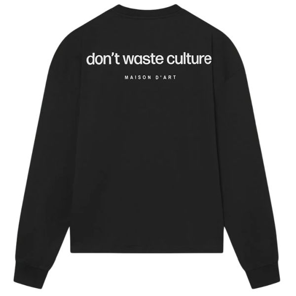 Don't Waste Culture Anderson Longsleeve T-shirt Zwart