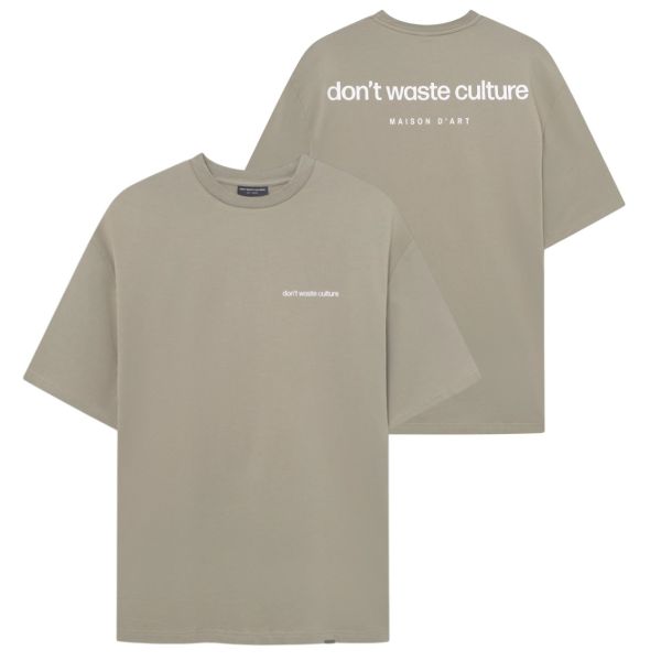 Don't Waste Culture Cleo T-shirt Licht Groen