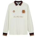 Don't Waste Culture Johan Football Longsleeve Polo Off White