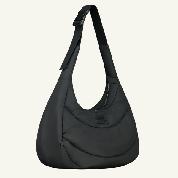 Don't Waste Culture Puff Bag Zwart