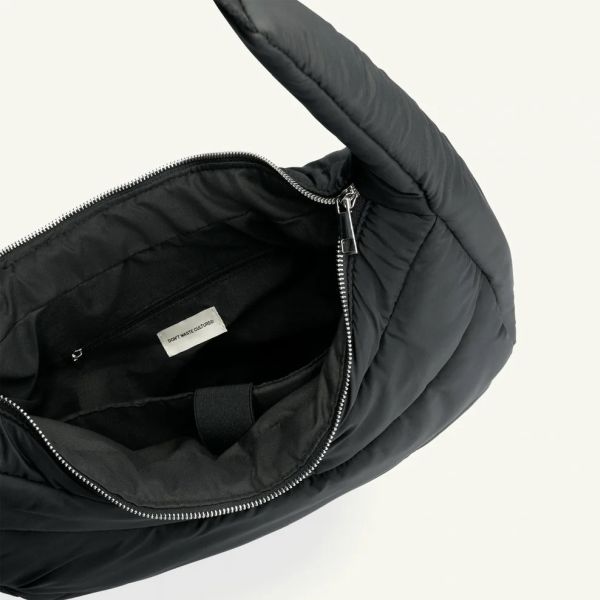 Don't Waste Culture Puff Bag Zwart
