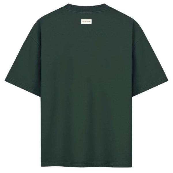 Don't Waste Culture Sardo T-shirt Donker Groen