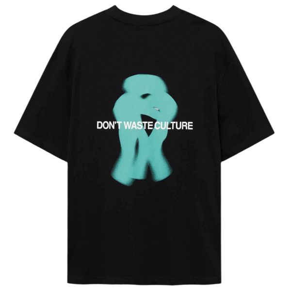Don’t Waste Culture Risa T-shirt Zwart