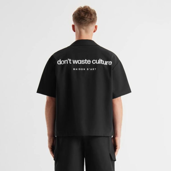 Don't Waste Culture Valoria Overhemd Zwart
