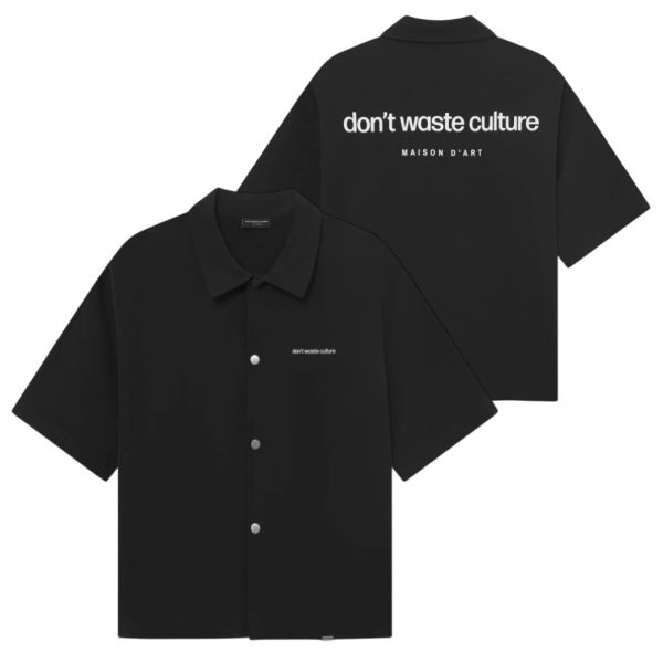 Don't Waste Culture Valoria Overhemd Zwart