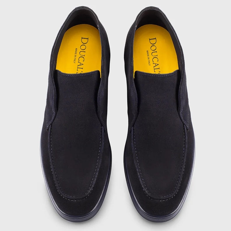 Doucal's Chukka Adler Slip-On Laars Navy