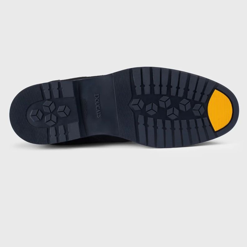 Doucal's Chukka Adler Slip-On Laars Navy