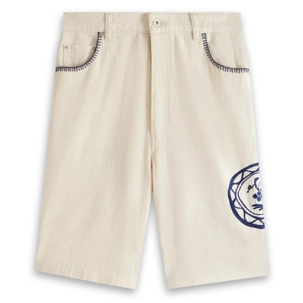 Drôle De Monsieur Art de la Table Korte Broek Off White