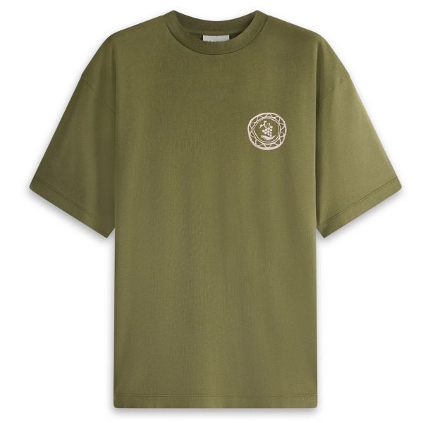 Drôle De Monsieur Art de la Table T-shirt Donker Groen