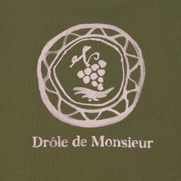 Drôle De Monsieur Art de la Table T-shirt Donker Groen