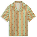 Drôle De Monsieur Bijoux Overhemd Groen/Beige