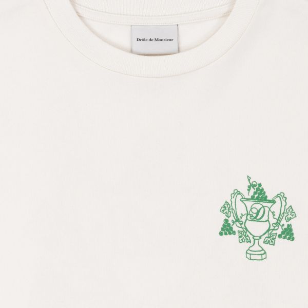 Drôle De Monsieur Blason T-shirt Off White