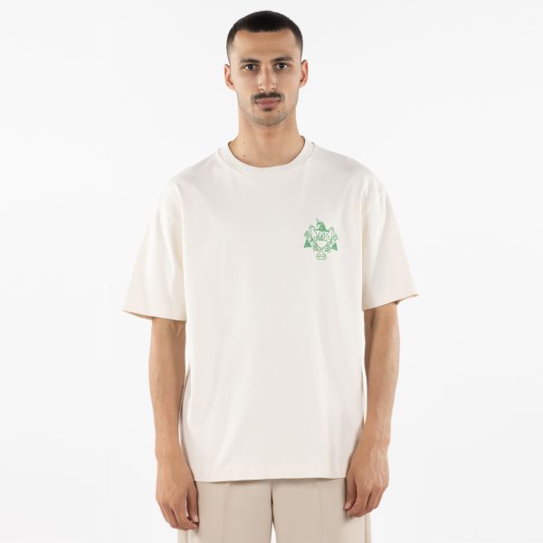 Drôle De Monsieur Blason T-shirt Off White