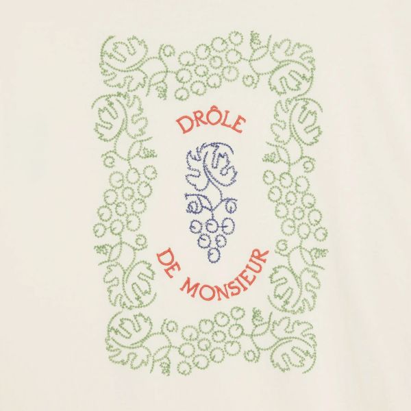 Drôle De Monsieur Drôle Grappe T-shirt Off White