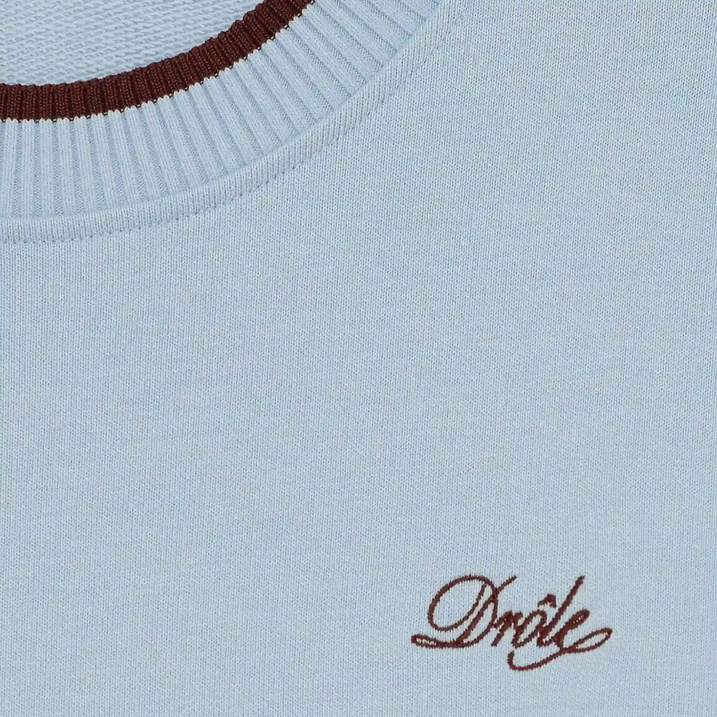 Drôle De Monsieur Drôle Sweater Licht Blauw