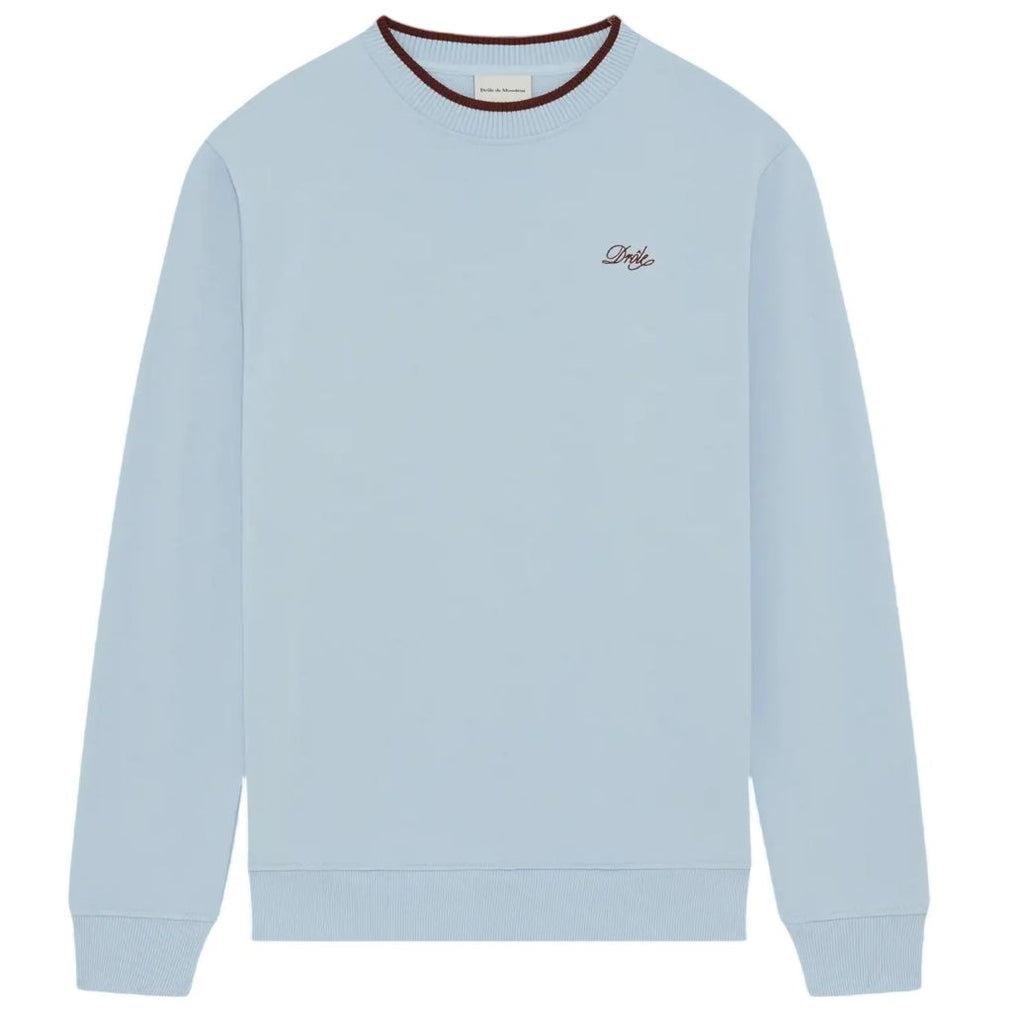 Drôle De Monsieur Drôle Sweater Licht Blauw