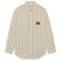 Drôle De Monsieur Fleurs Tressées Overhemd Off White