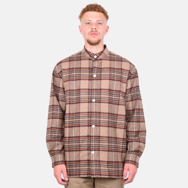 Drôle De Monsieur La Chemise Col Overhemd Bruin