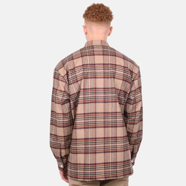 Drôle De Monsieur La Chemise Col Overhemd Bruin