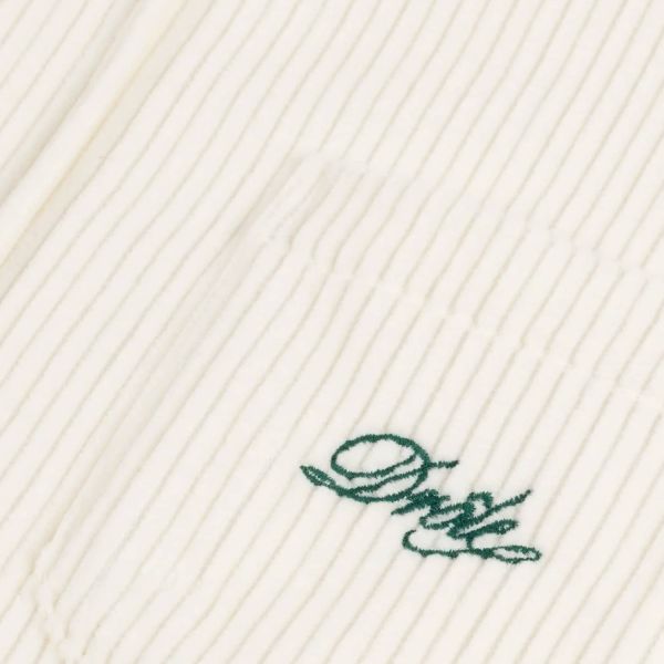 Drôle De Monsieur La Chemise Corduroy Overshirt Off White
