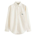 Drôle De Monsieur La Chemise Corduroy Overshirt Off White