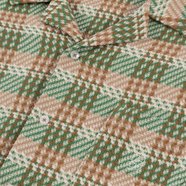 Drôle De Monsieur La Chemise Fantaisie Overhemd Groen