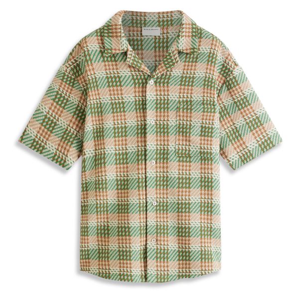Drôle De Monsieur La Chemise Fantaisie Overhemd Groen
