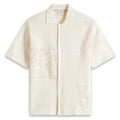 Drôle De Monsieur La Chemise Patchwork Overhemd Off White