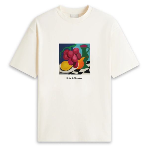 Drôle De Monsieur Nature Morte T-shirt Off White