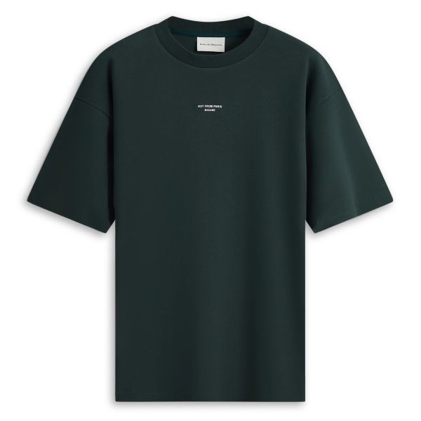 Drôle De Monsieur NFPM T-shirt Donker Groen