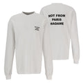 Drôle De Monsieur NFPM T-shirt Lange Mouw Wit