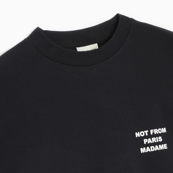 Drôle De Monsieur NFPM T-shirt Lange Mouw Zwart