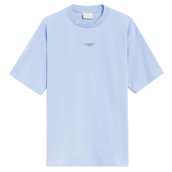Drôle De Monsieur NFPM T-shirt Licht Blauw